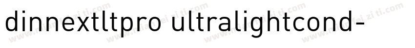 dinnextltpro ultralightcond字体转换